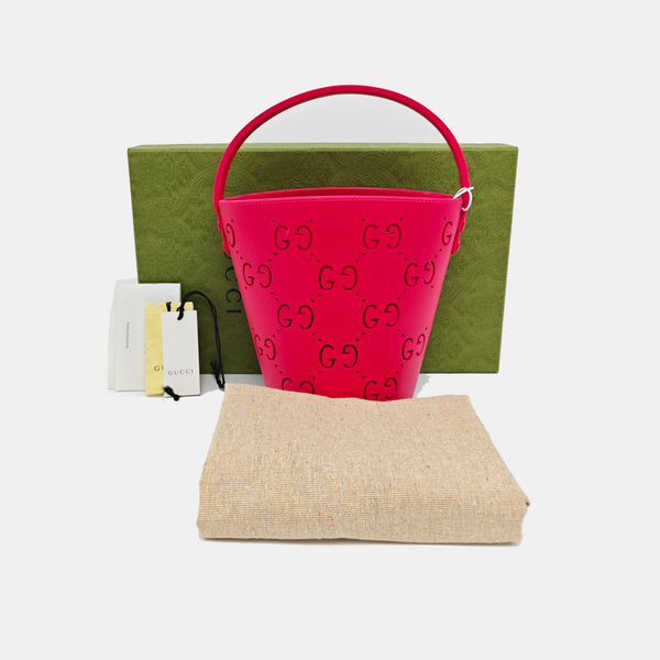 Special Material Top Handle Bag Red