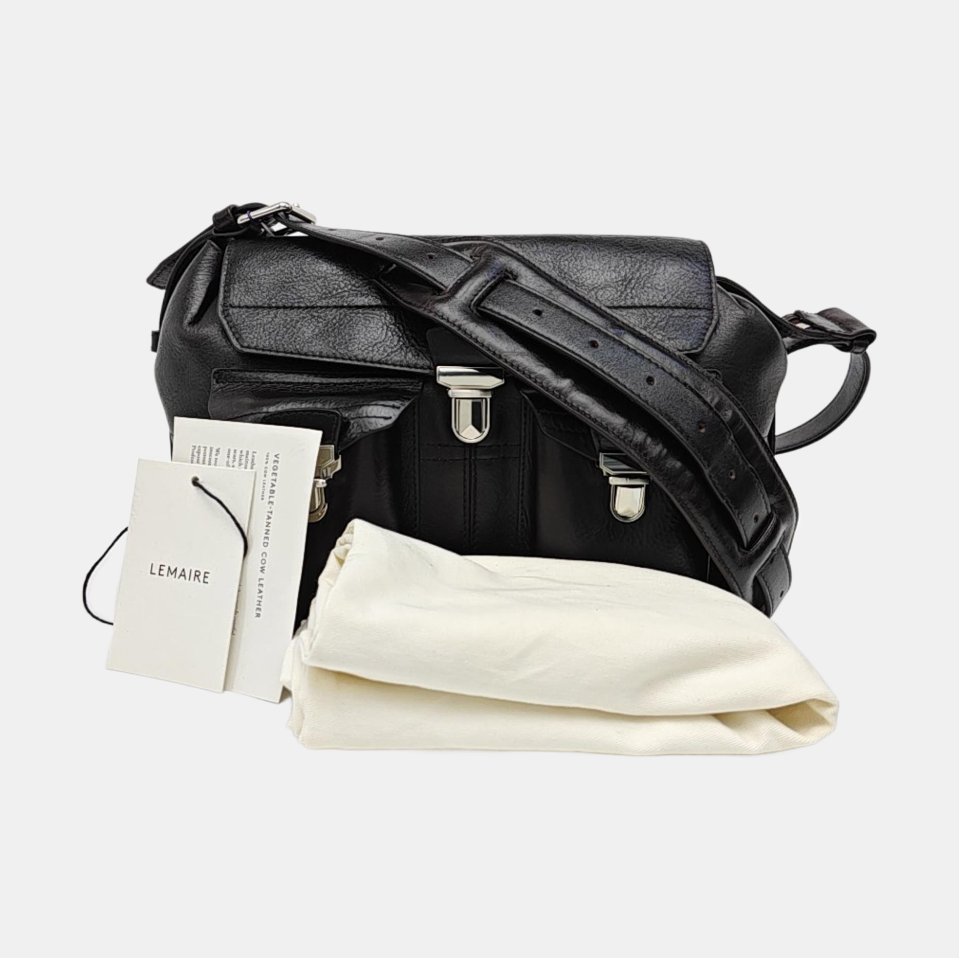 Calfskin Shoulder Bag Brown