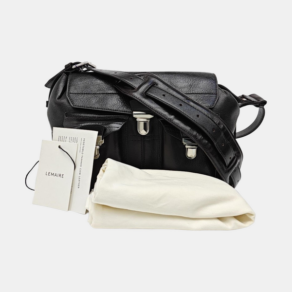 Calfskin Shoulder Bag Brown