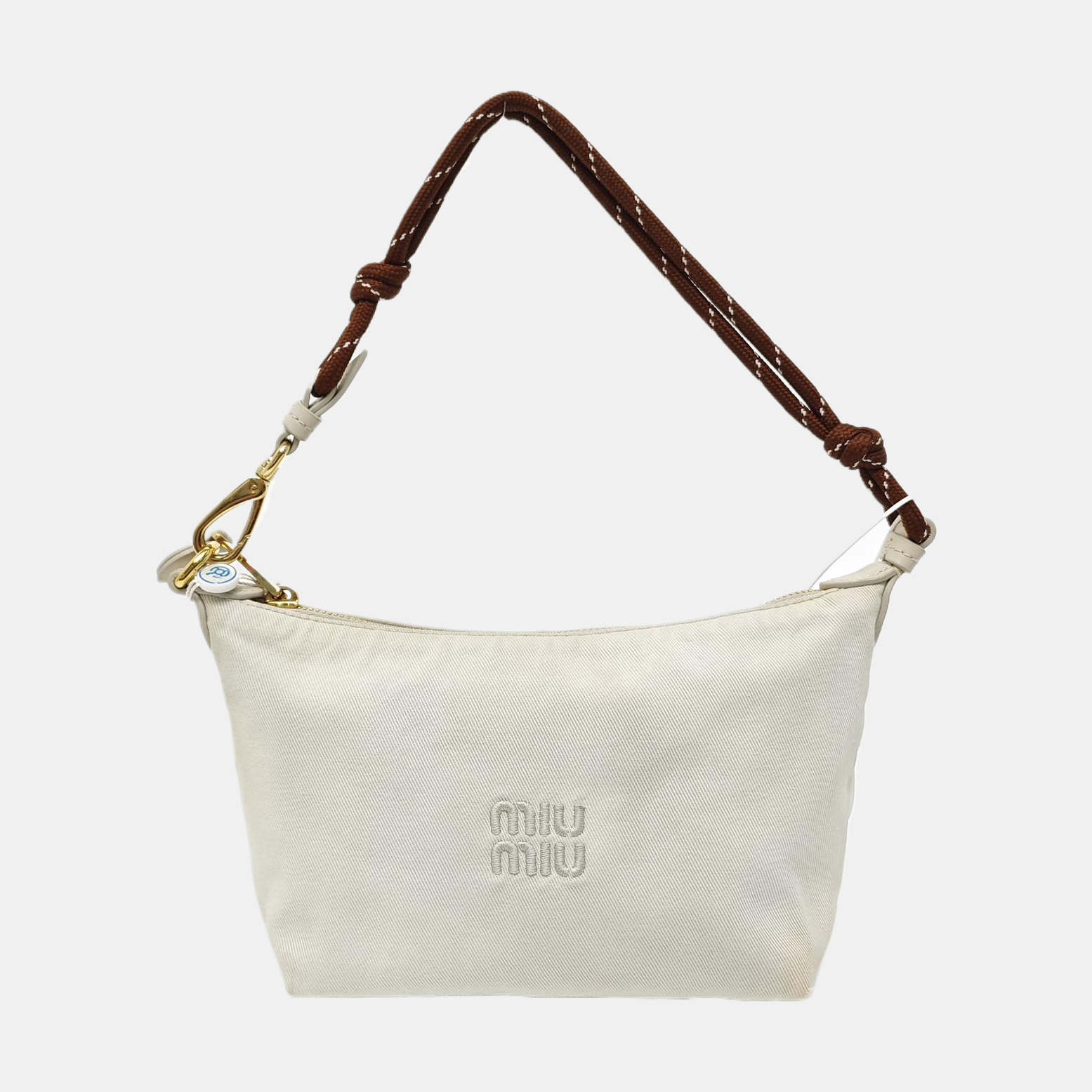 Canvas Top Handle Bag White