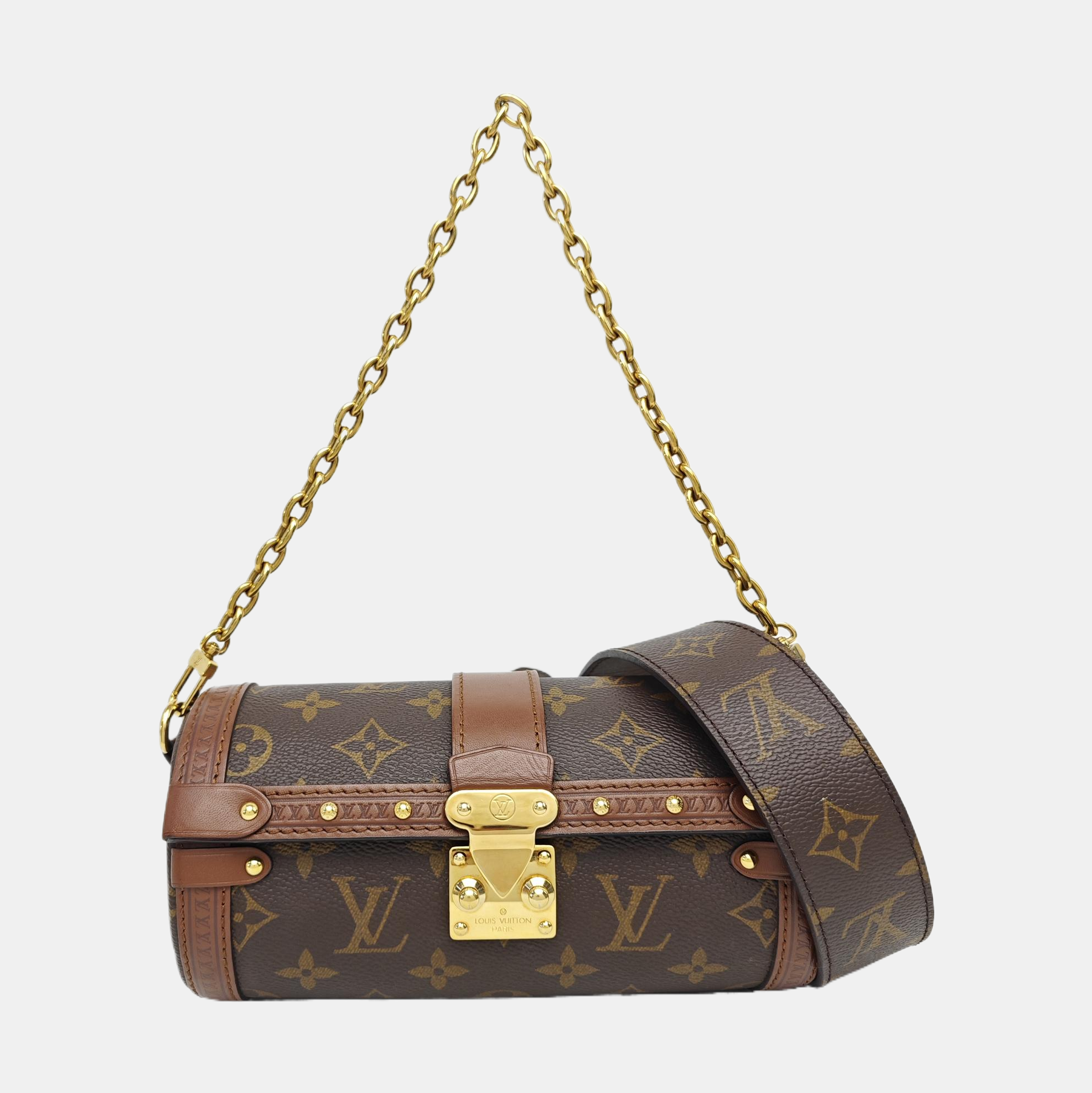 PAPILLON 19 Monogram Coated Canvas Brown