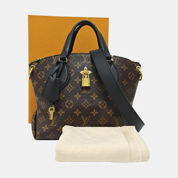 FLOWER PM Monogram Coated Canvas Brown