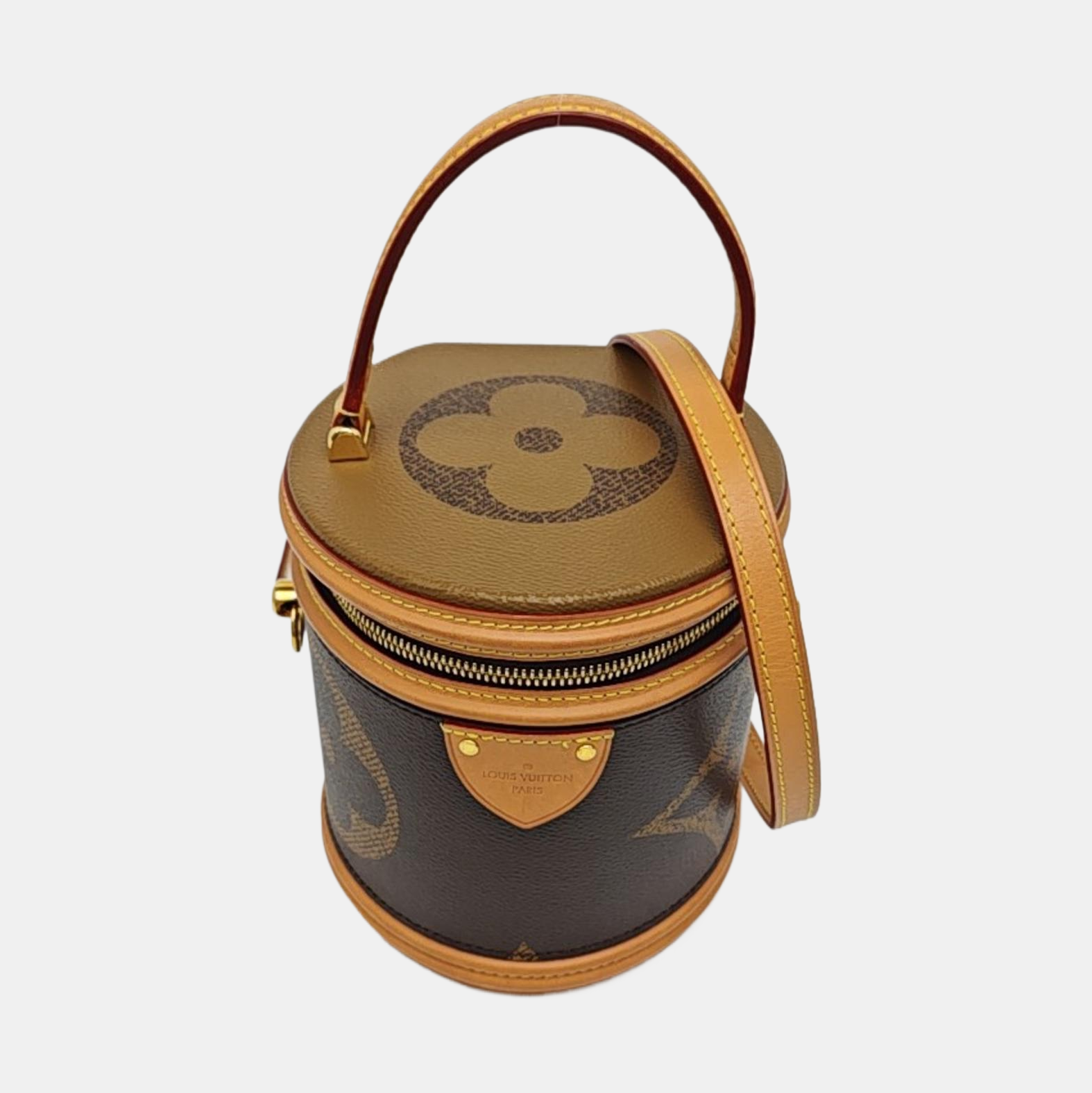 CANNES Monogram Coated Canvas Brown