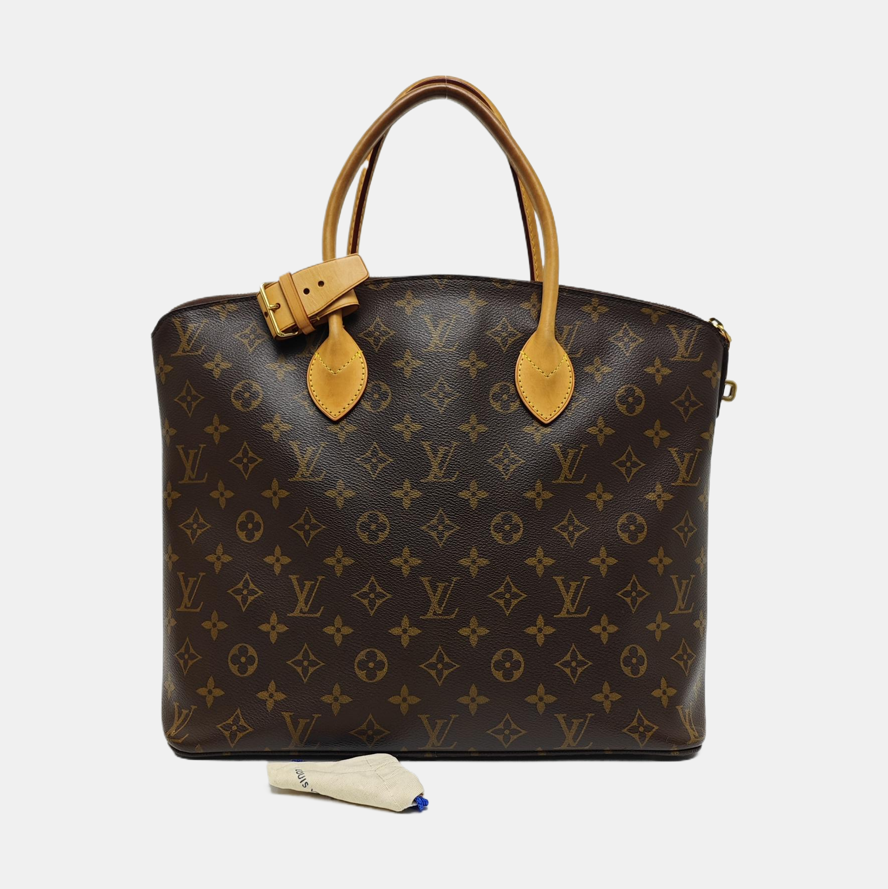 LOCKIT MM Monogram Coated Canvas Brown