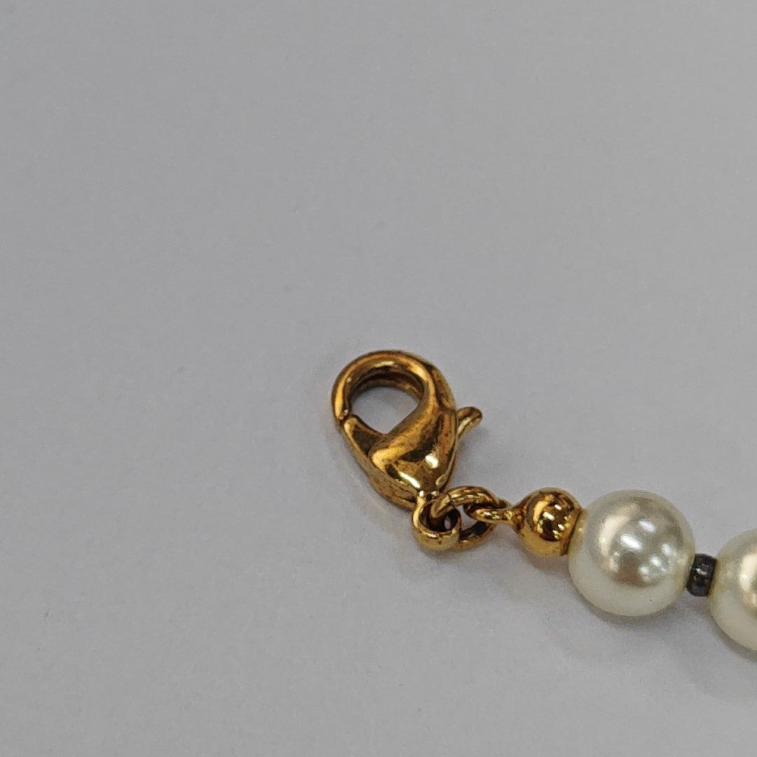 30 Montaigne Metal White Bracelet