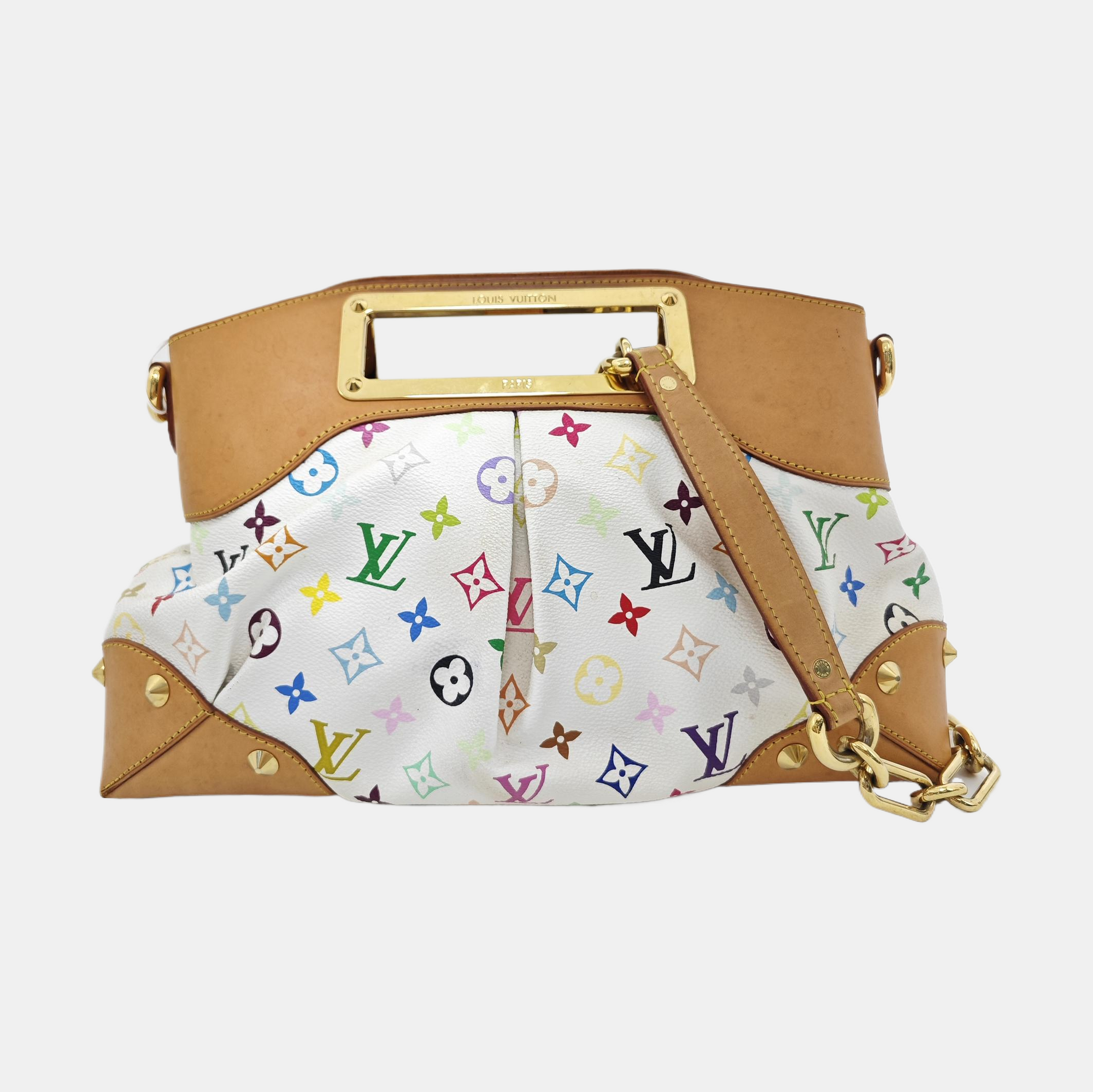 LV × TM JUDY MM Monogram Coated Canvas White