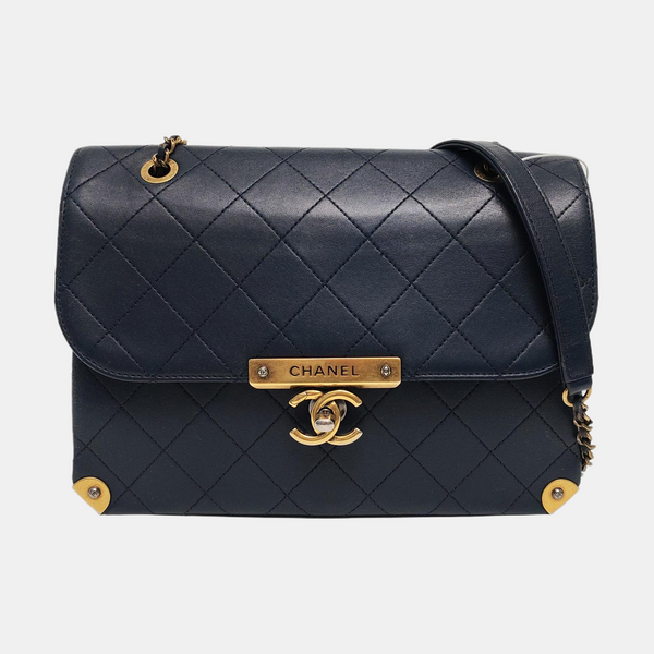Quilted Lambskin Blue