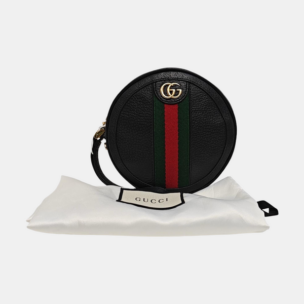 Authenticated pre-owned  Ophidia Mini Calfskin Black - Clutch at Looply