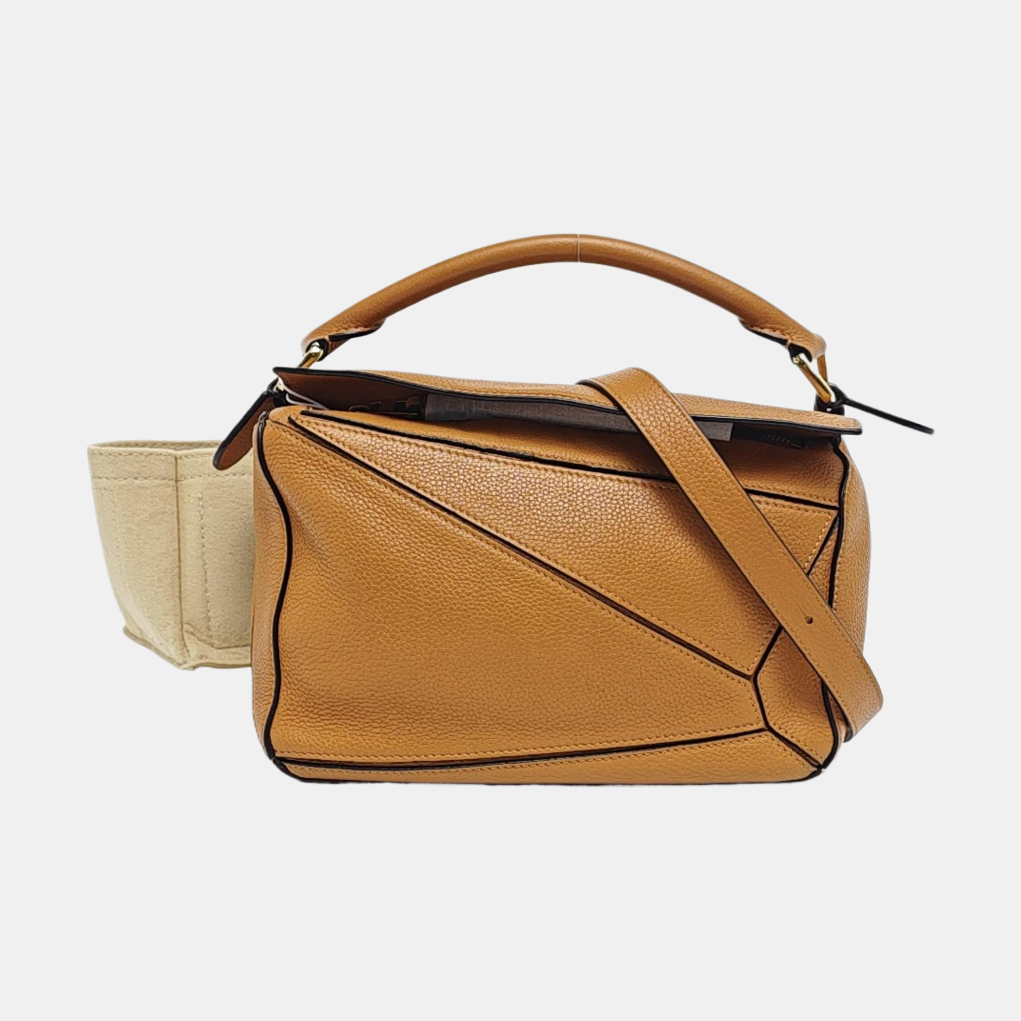 Puzzle Small Calfskin Brown