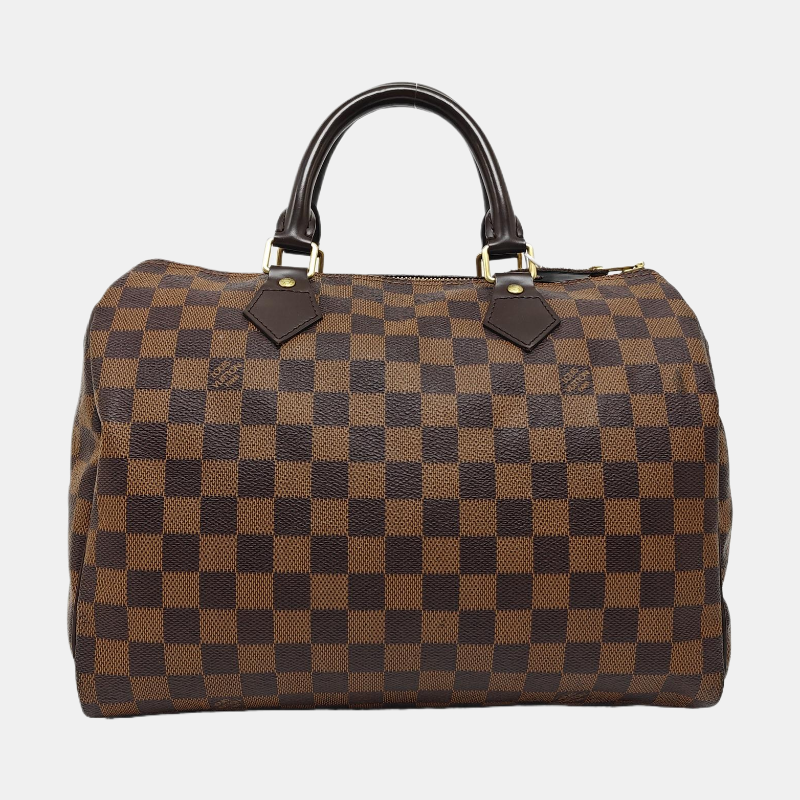 SPEEDY 30 Damier Ebene Coated Canvas Brown