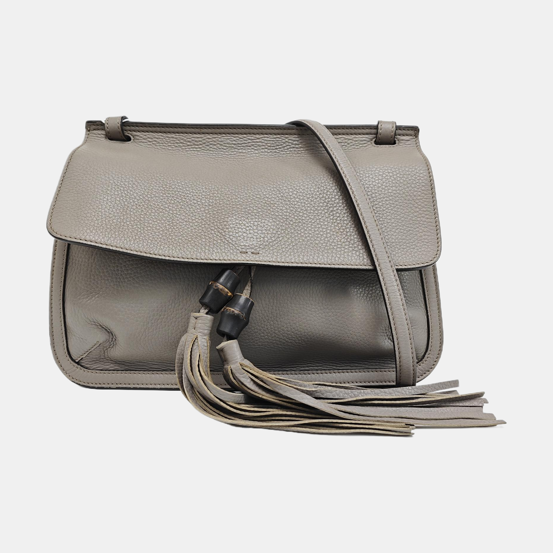 Bamboo 1947 Medium Calfskin Gray