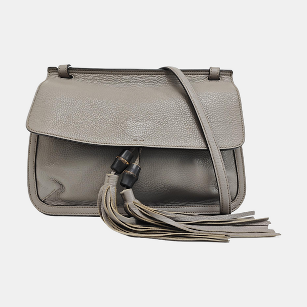 Bamboo 1947 Medium Calfskin Gray