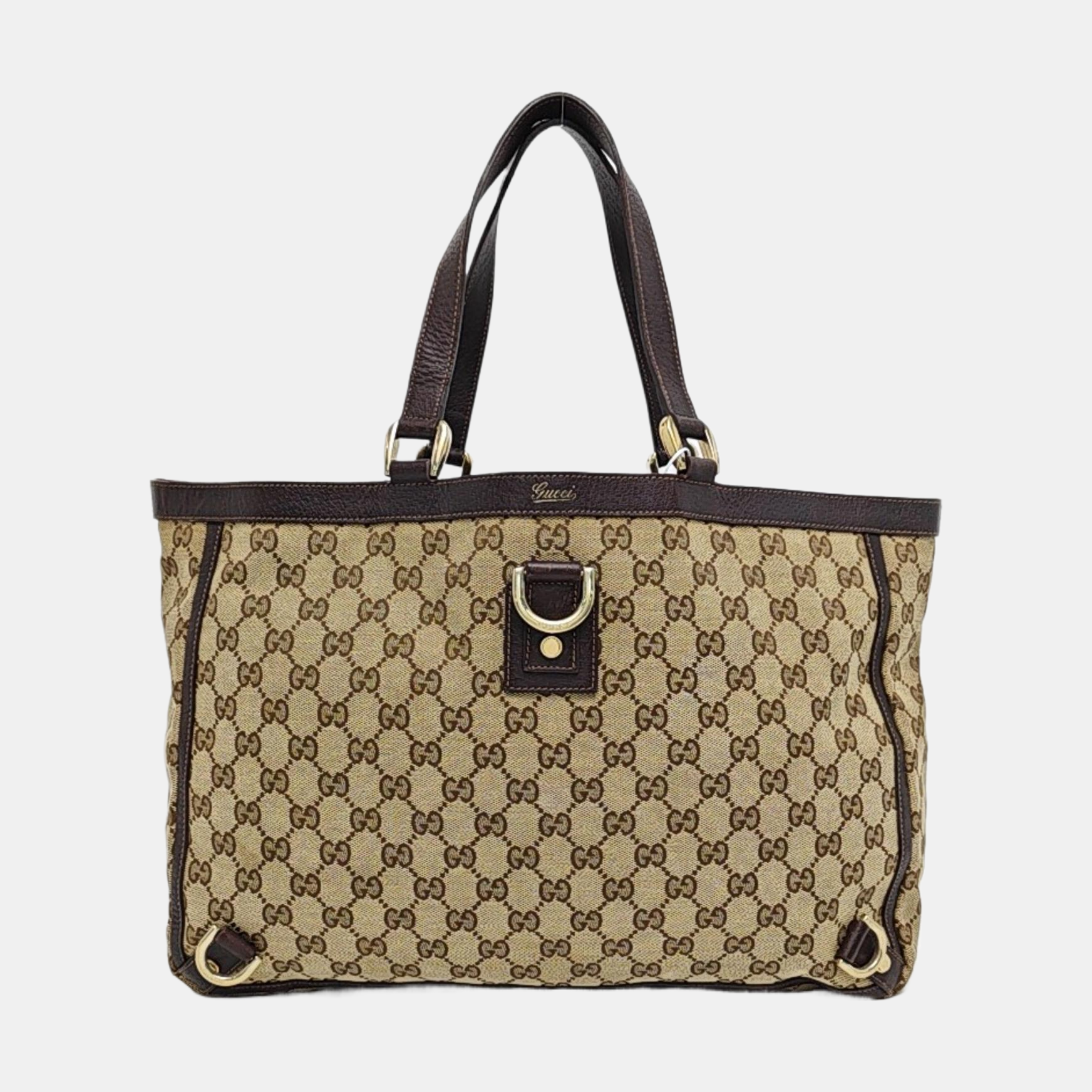 Abbey Monogram Canvas Brown