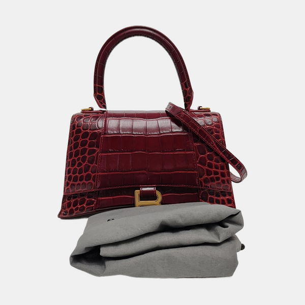 Hourglass S Calfskin Red