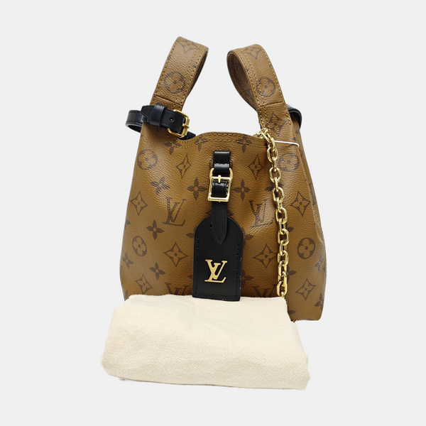 ATLANTIS PM Monogram Coated Canvas Brown