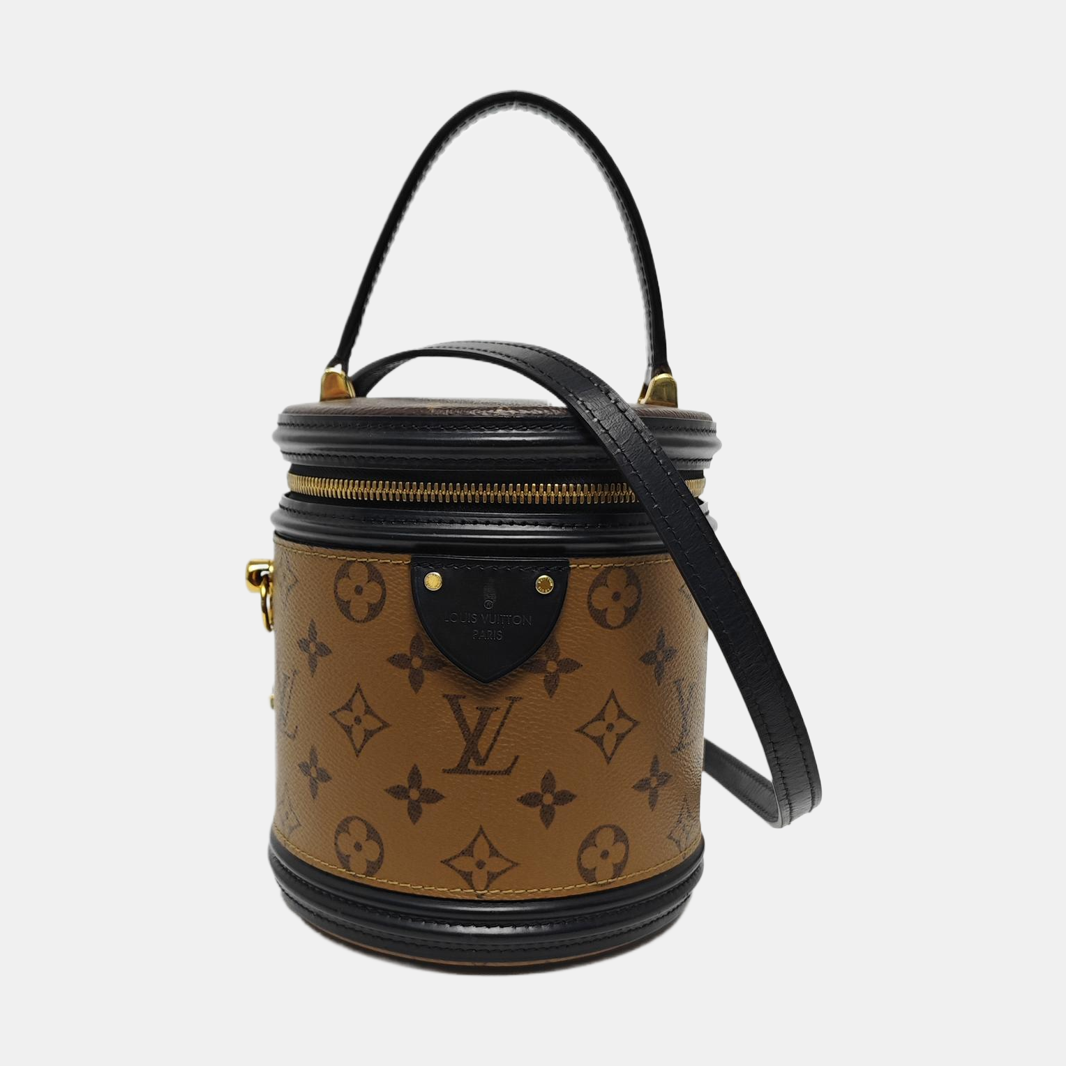 CANNES PM Monogram Coated Canvas Brown