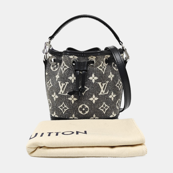 NOÉ Nano Monogram Canvas Gray