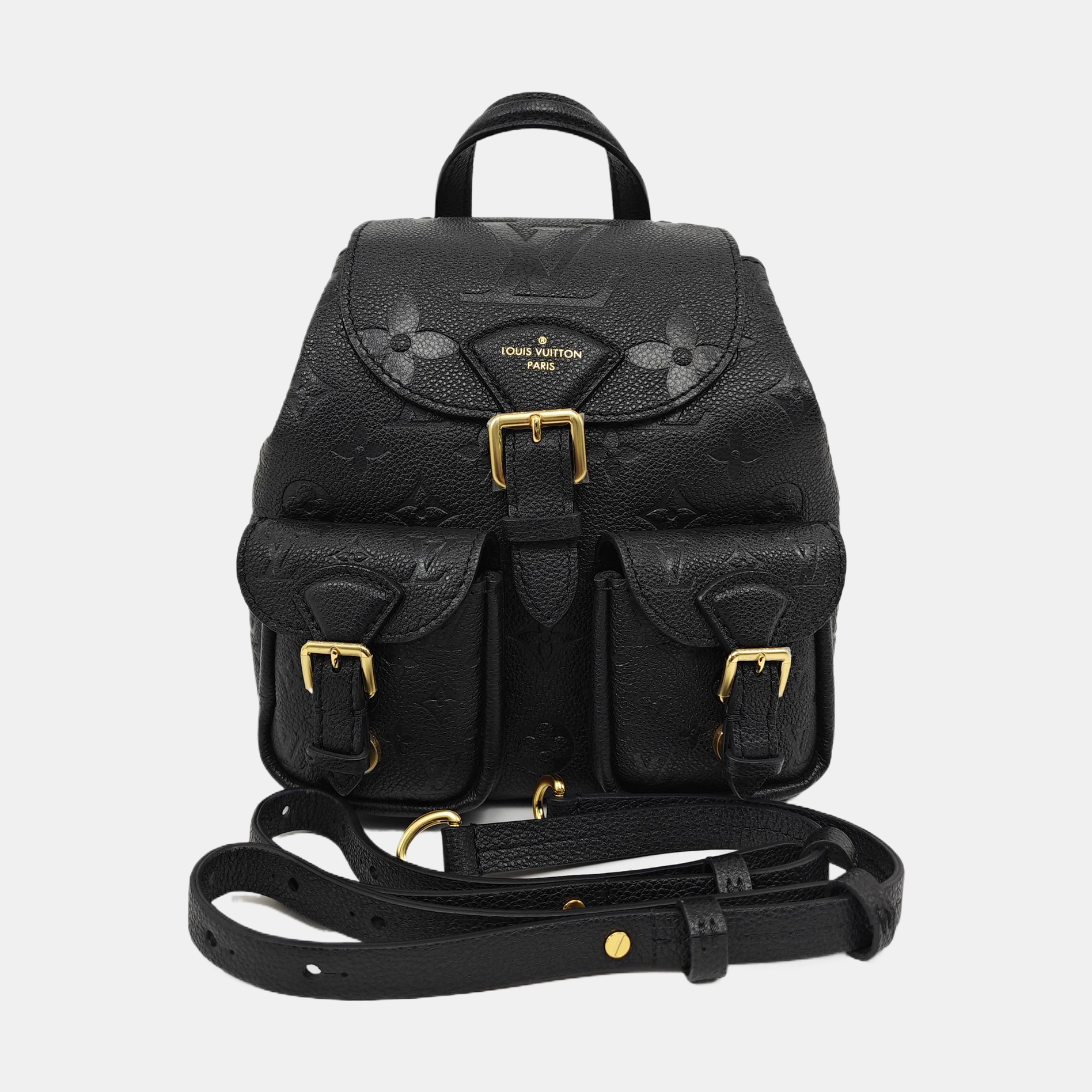 BACKUP Monogram Calfskin Black