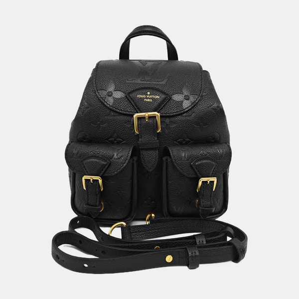 BACKUP Monogram Calfskin Black
