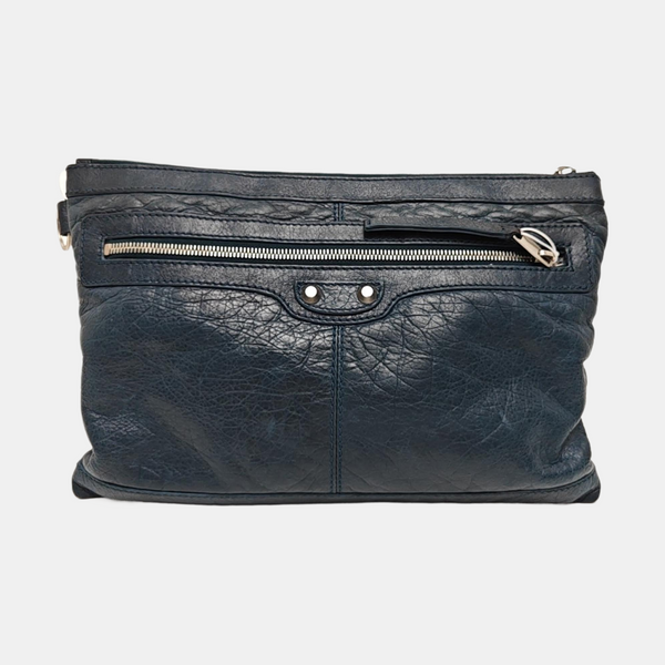 Calfskin Clutch Blue