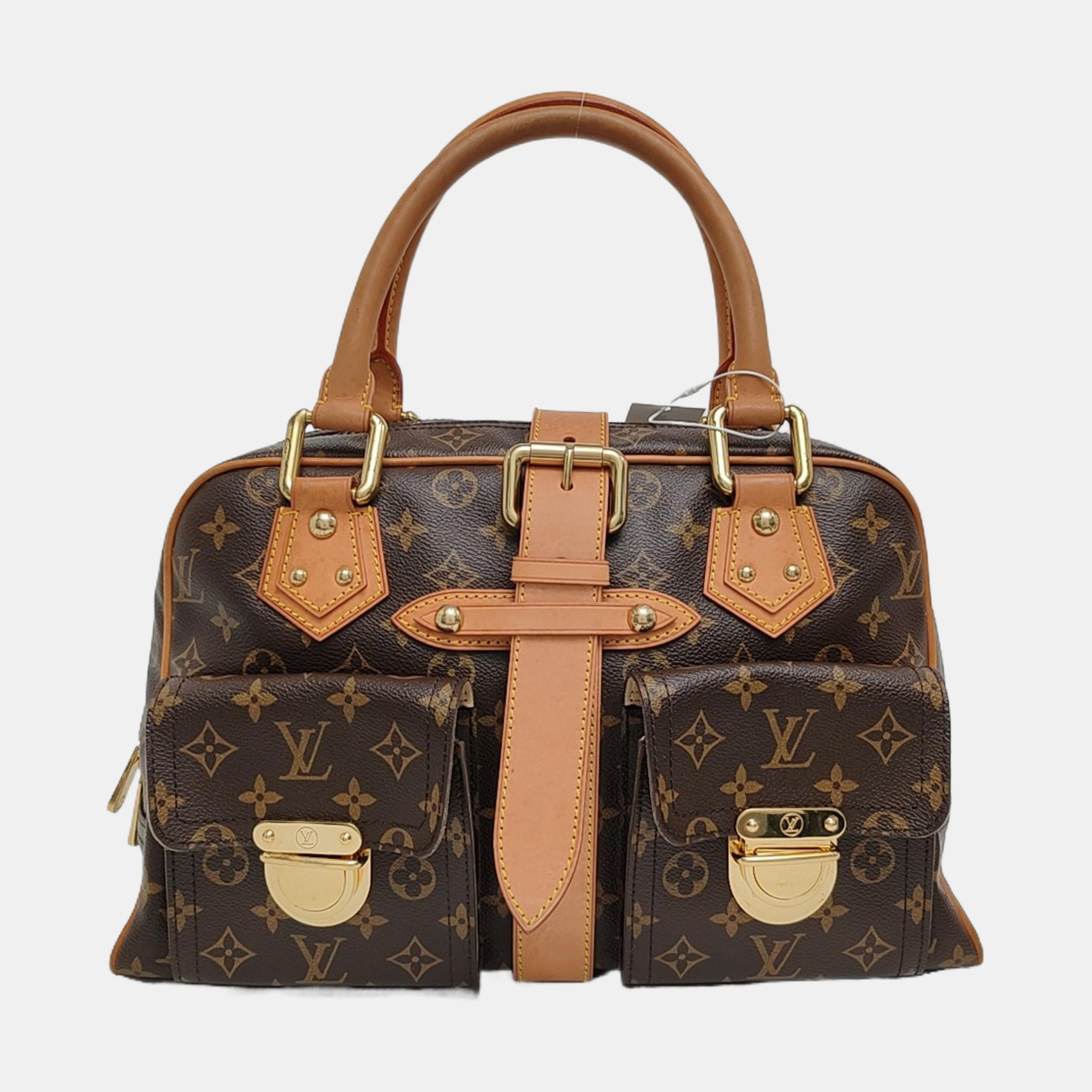 MANHATTAN GM Monogram Coated Canvas Brown