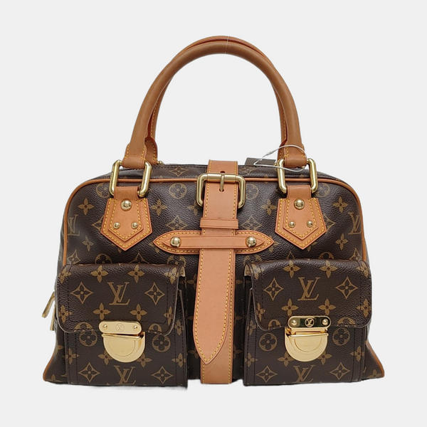MANHATTAN GM Monogram Coated Canvas Brown