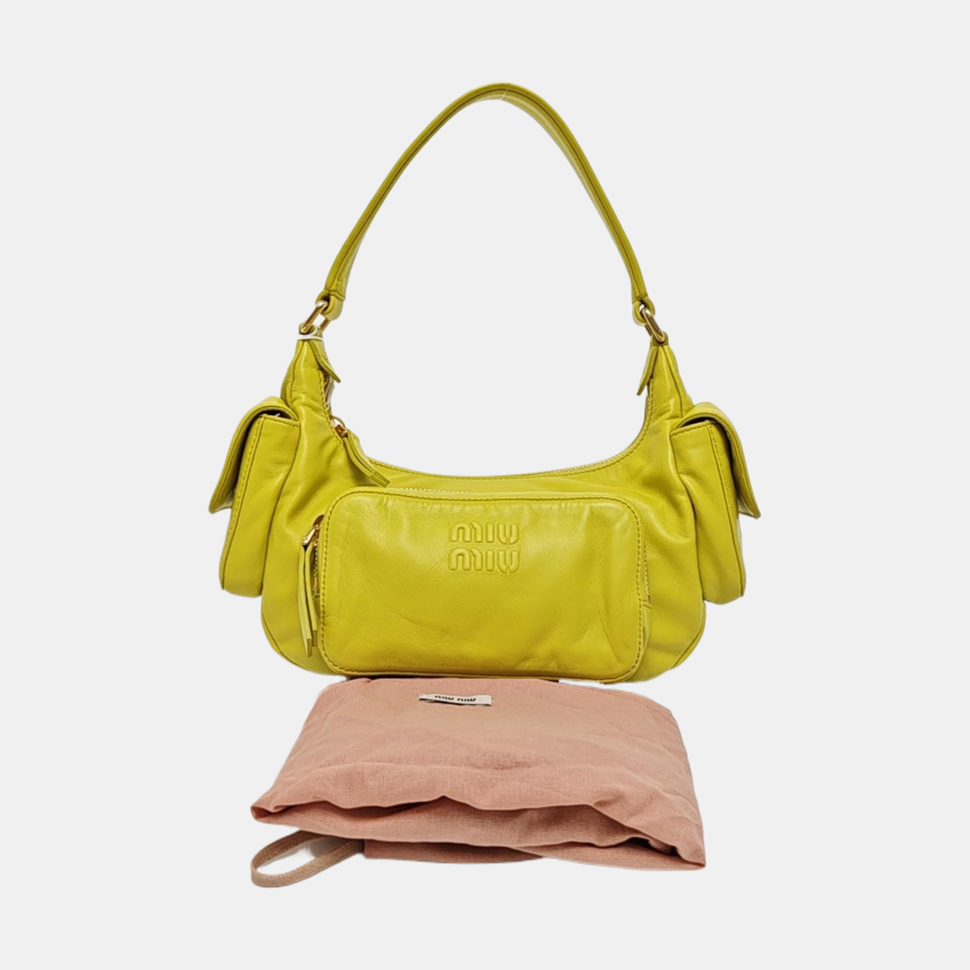 Pocket Lambskin Green