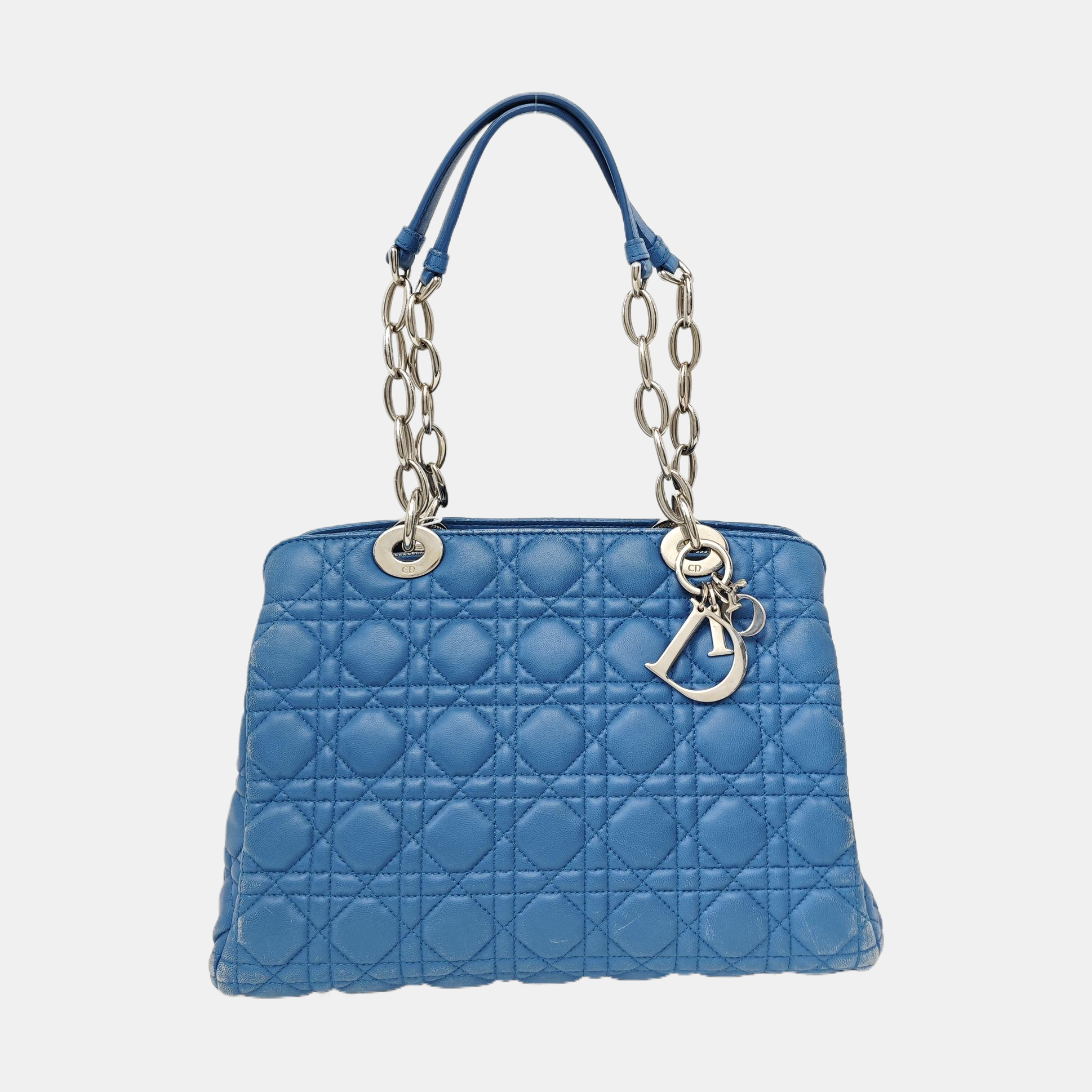 Dior Soft Cannage Calfskin Blue
