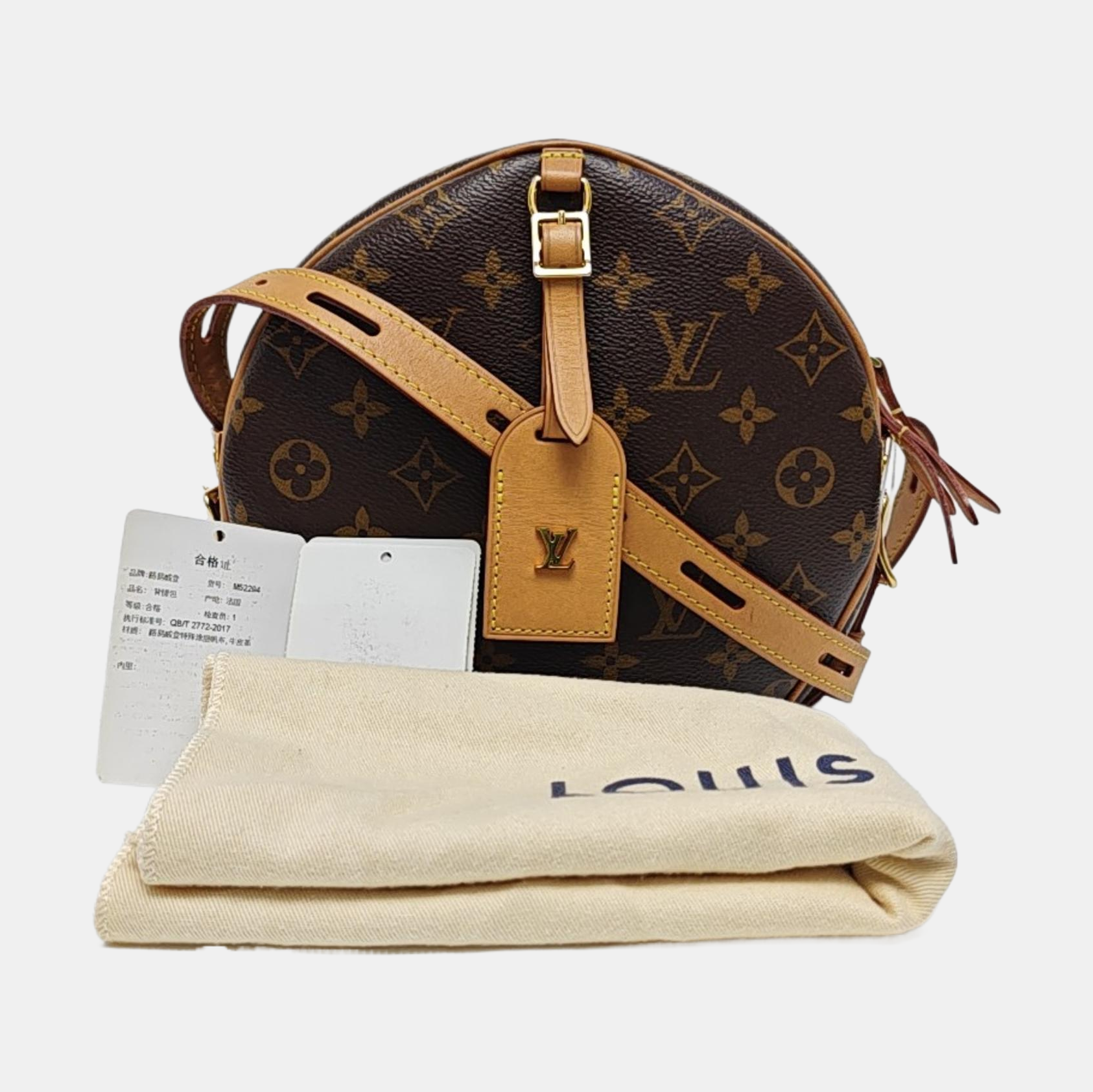 BOITE CHAPEAU MM Monogram Coated Canvas Brown