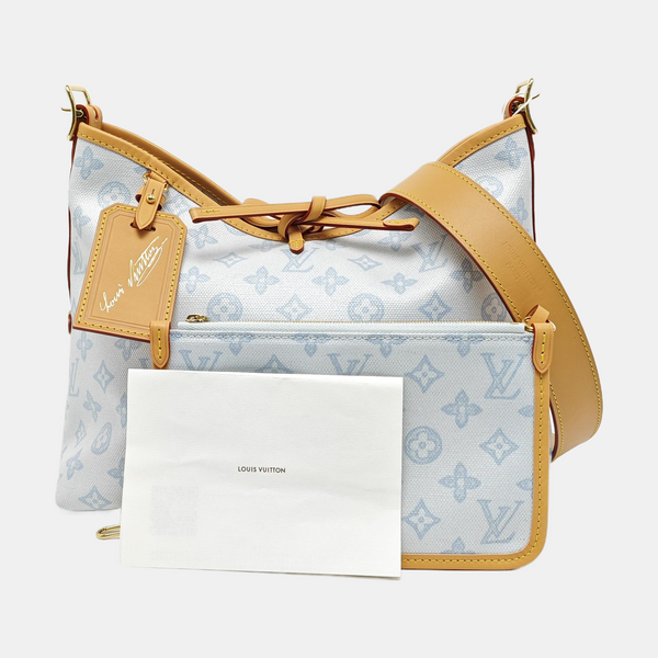CARRYALL PM Monogram Coated Canvas Blue