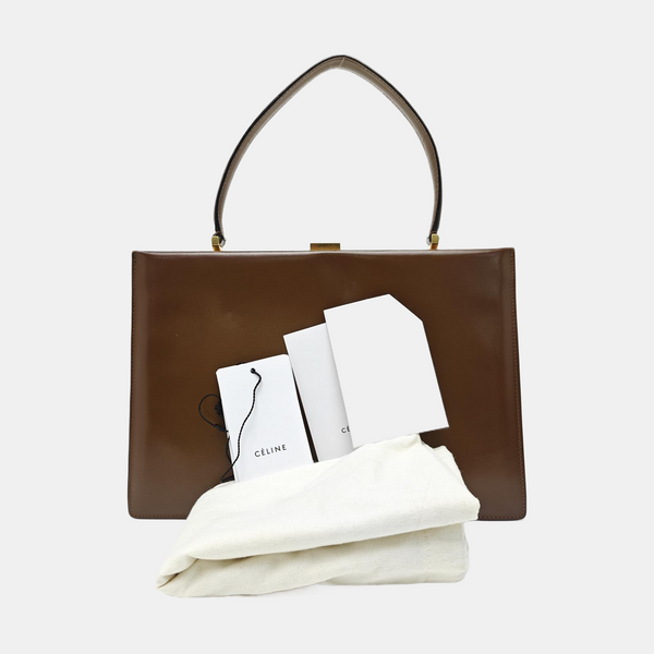 CLASP Medium Calfskin Brown