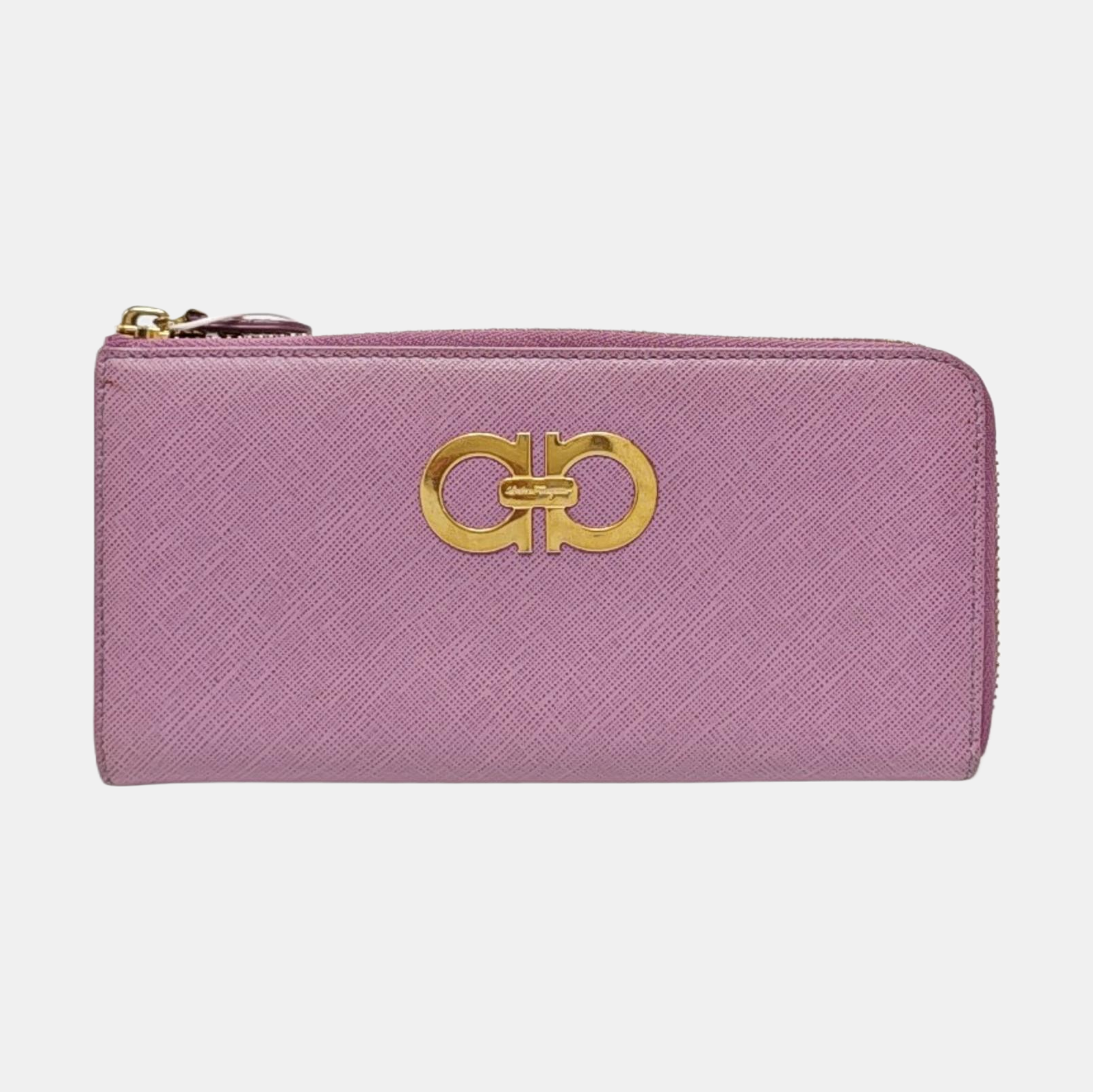 Authenticated pre-owned  Gancini Calfskin Purple Wallet - Wallet at Looply