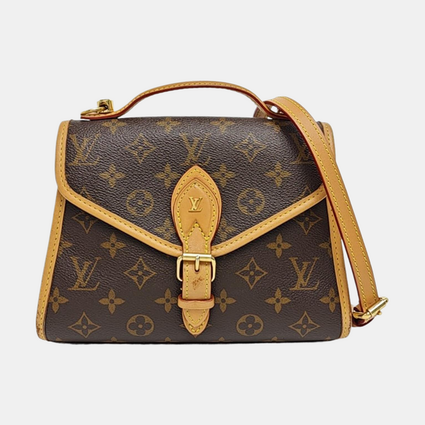 IVY Monogram Coated Canvas Brown