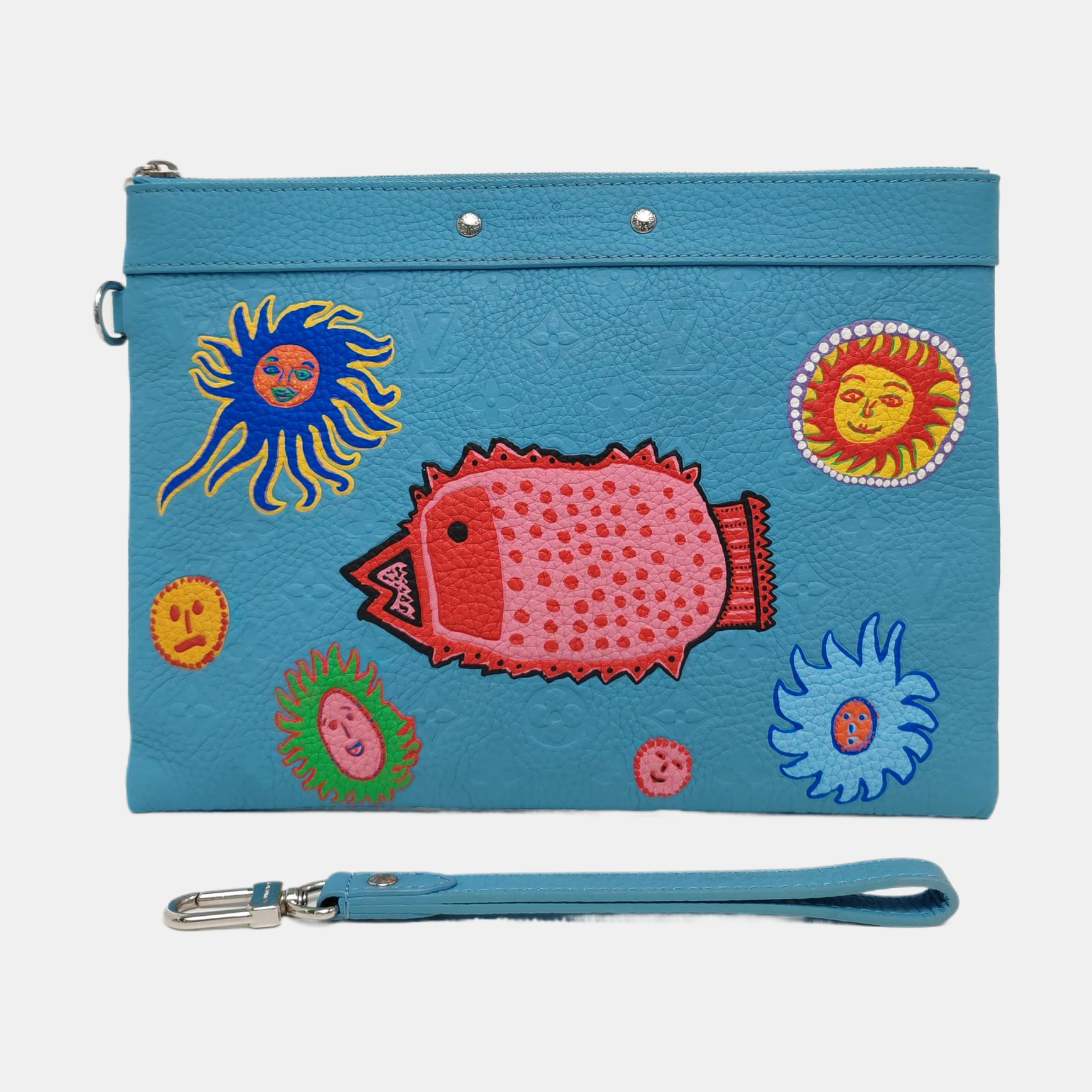 Monogram Calfskin Blue