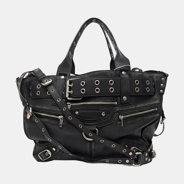Calfskin Tote Bag Black