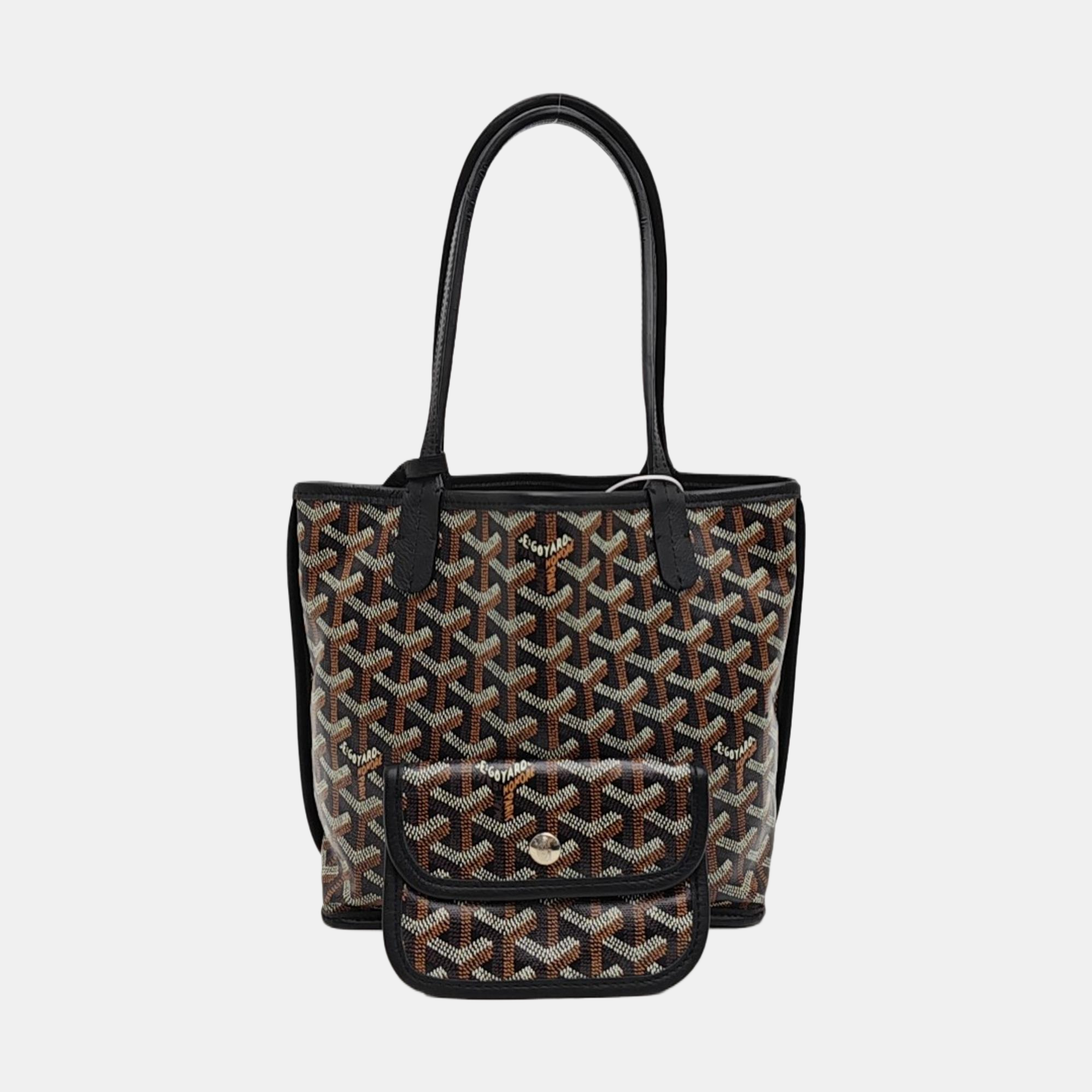 Anjou Mini Coated Canvas Black