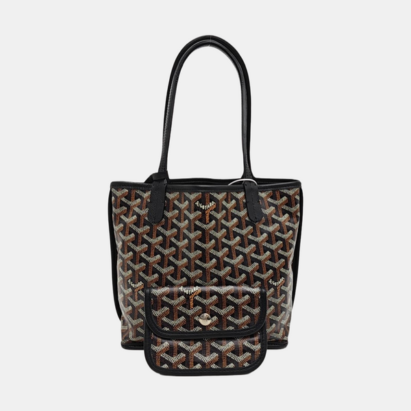 Anjou Mini Coated Canvas Black