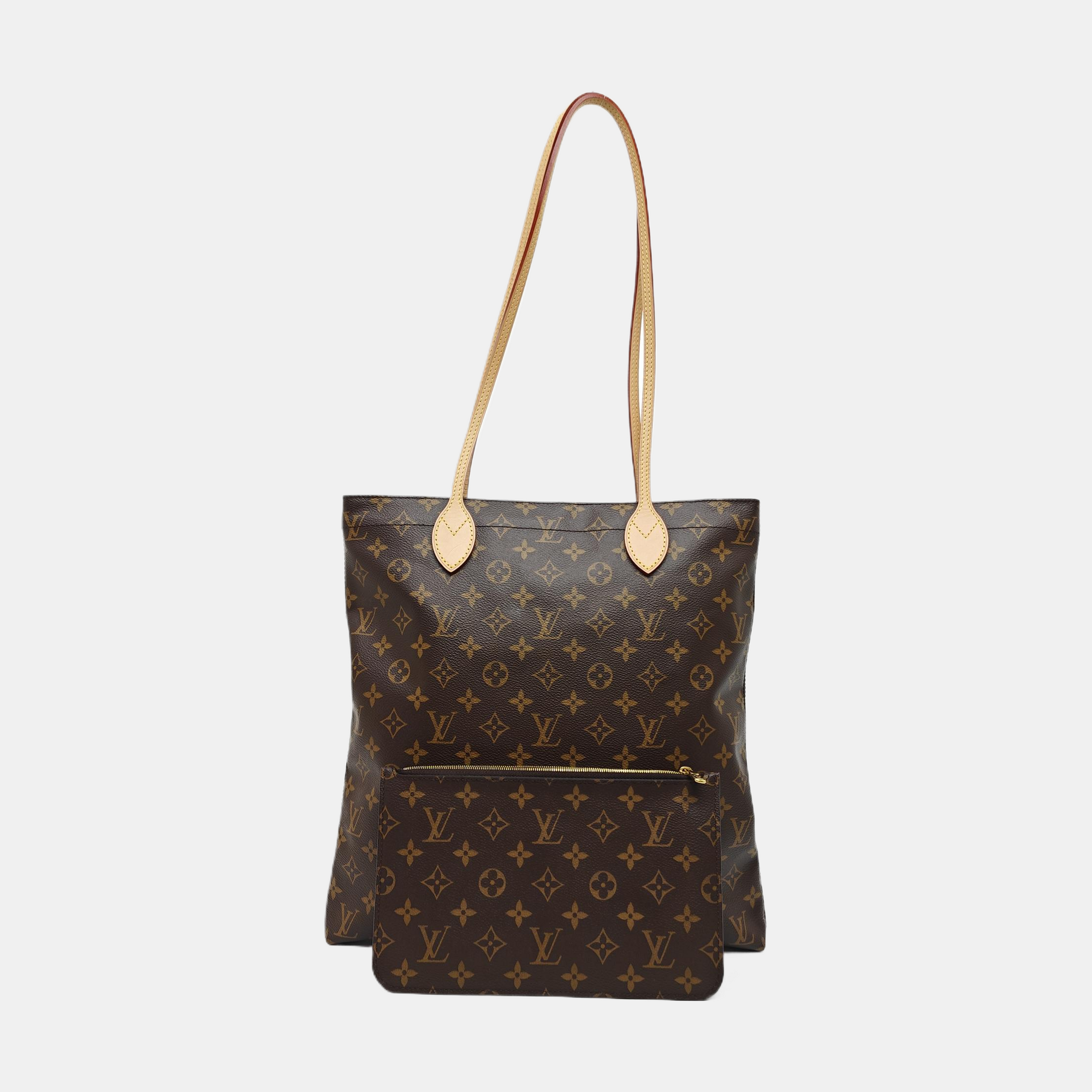 CARRY IT Monogram Coated Canvas Brown