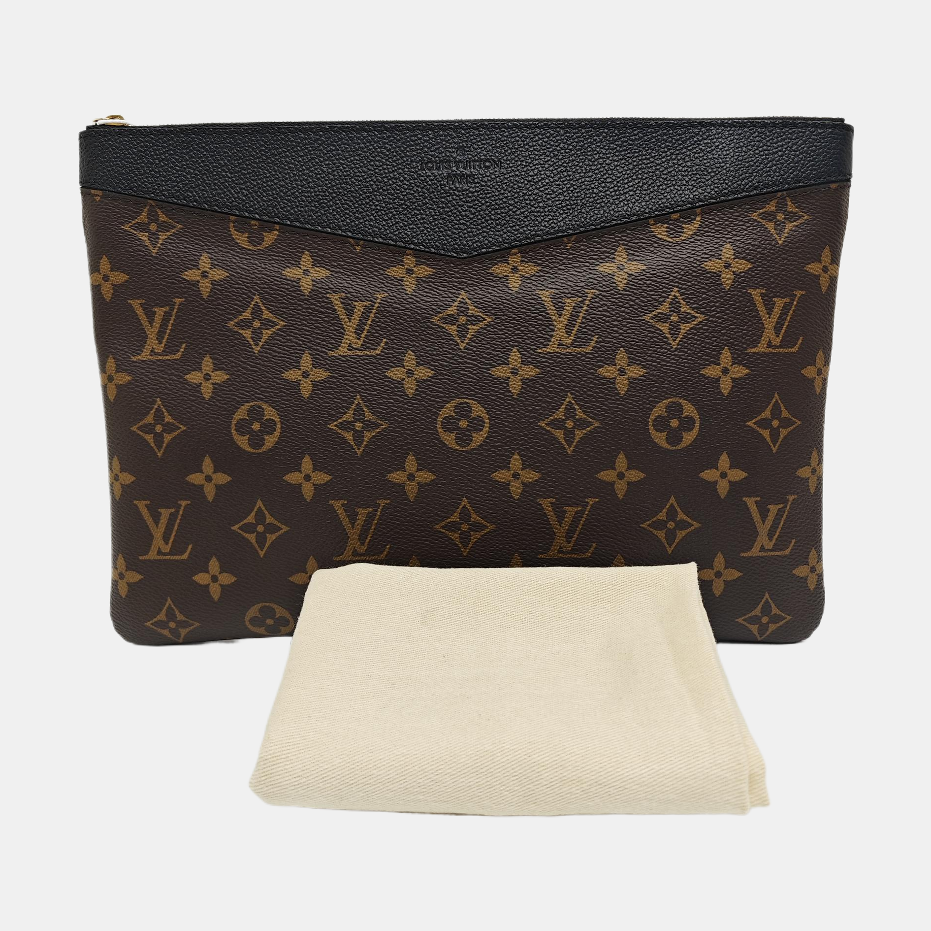 DAILY Monogram Coated Canvas Brown