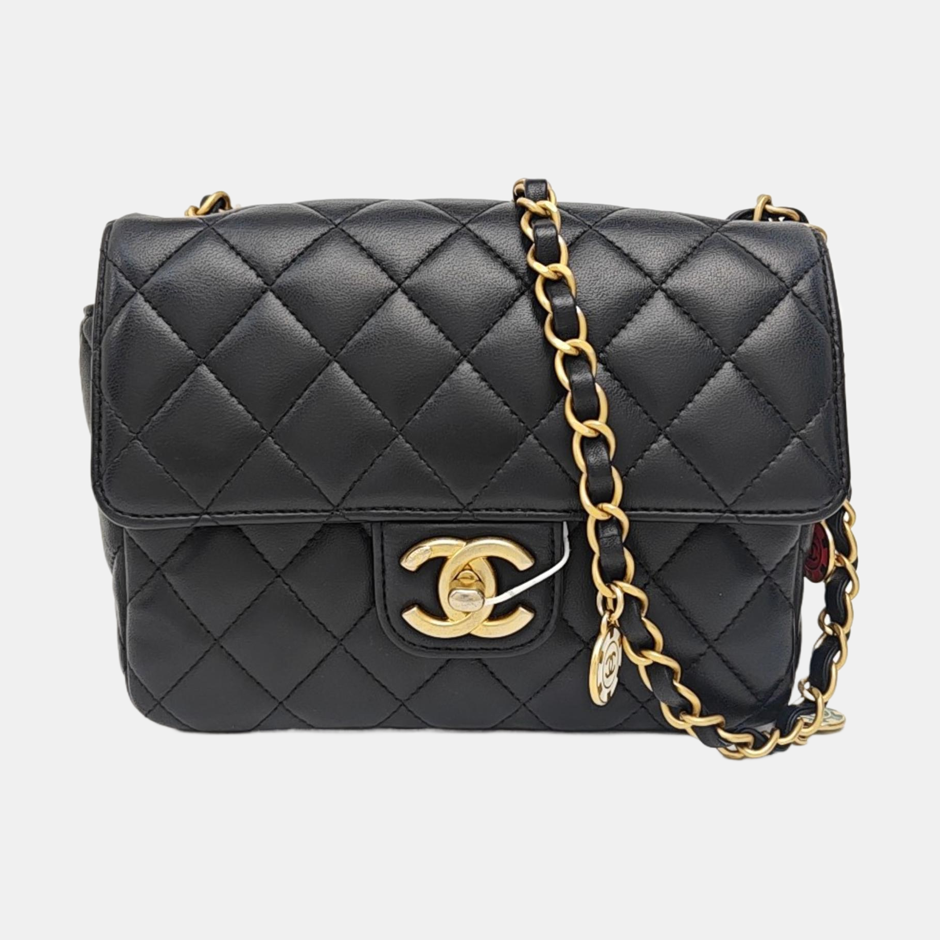 CLASSIC FLAP Mini Quilted Lambskin Black