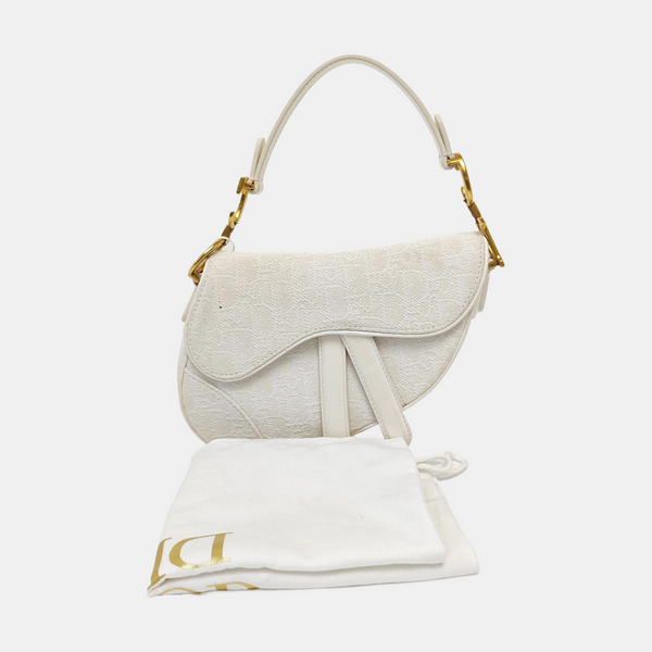 Saddle Mini Canvas White