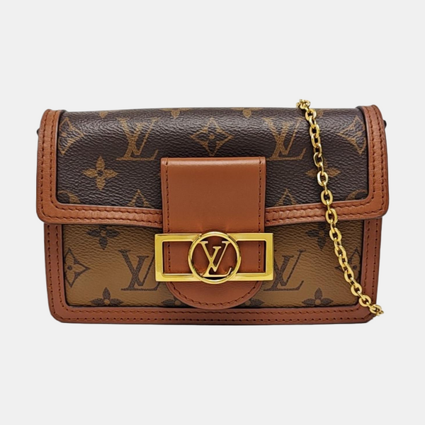 DAUPHINE WOC Monogram Coated Canvas Brown