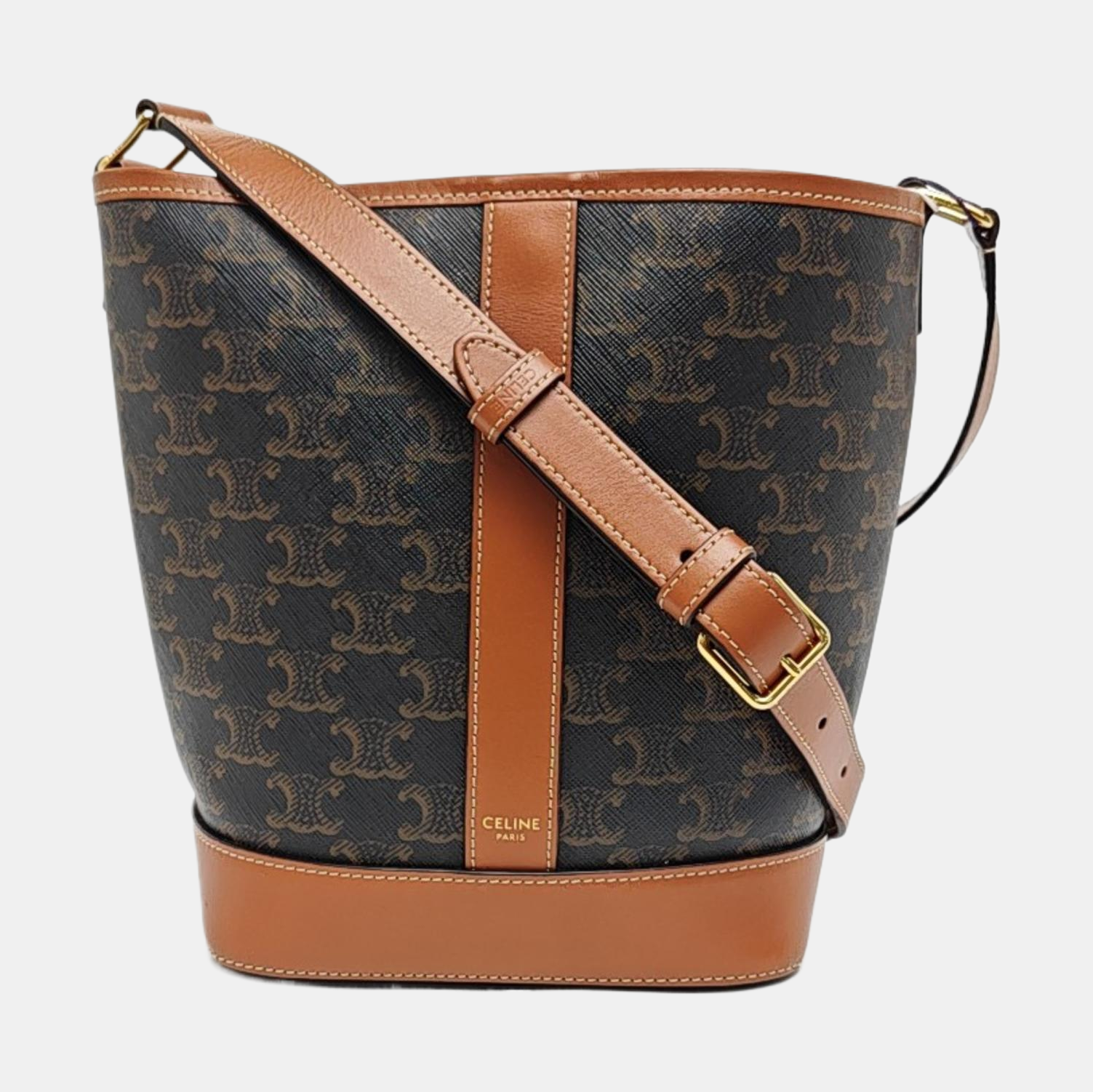 TRIOMPHE CANVAS Small Coated Canvas Brown