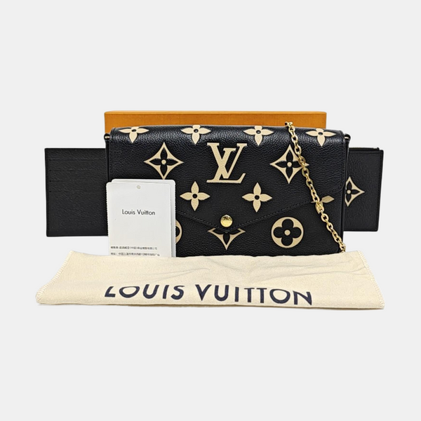 FÉLICIE Monogram Calfskin Black