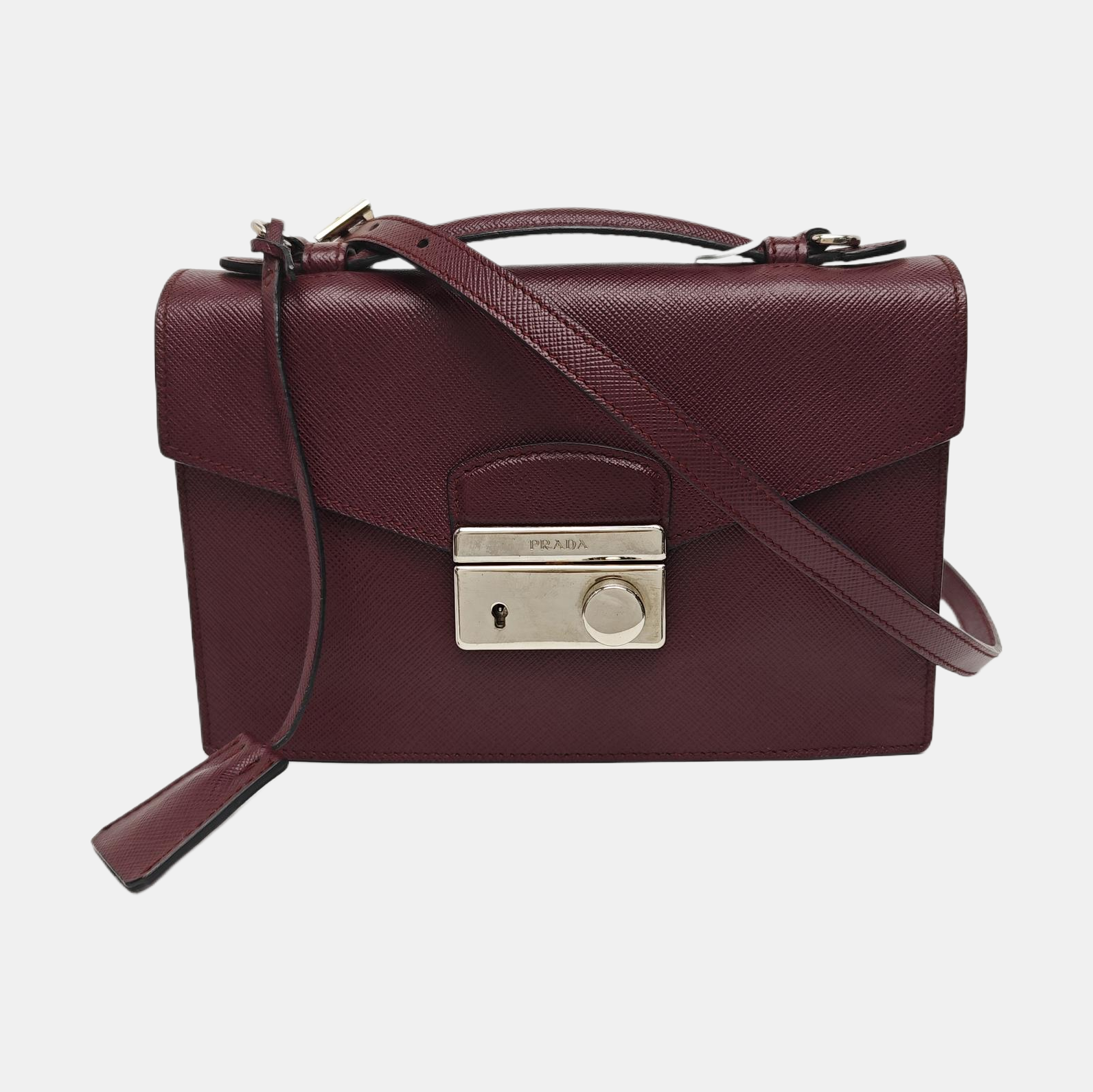 Sound Bag Saffiano Calfskin Red