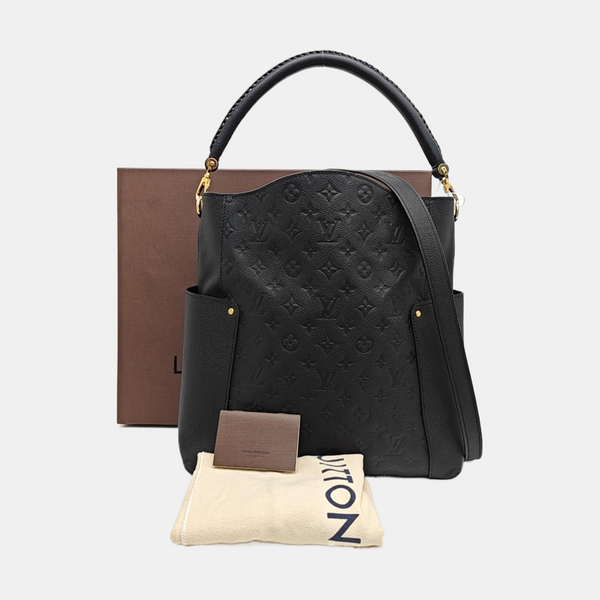 BAGATELLE Monogram Calfskin Black