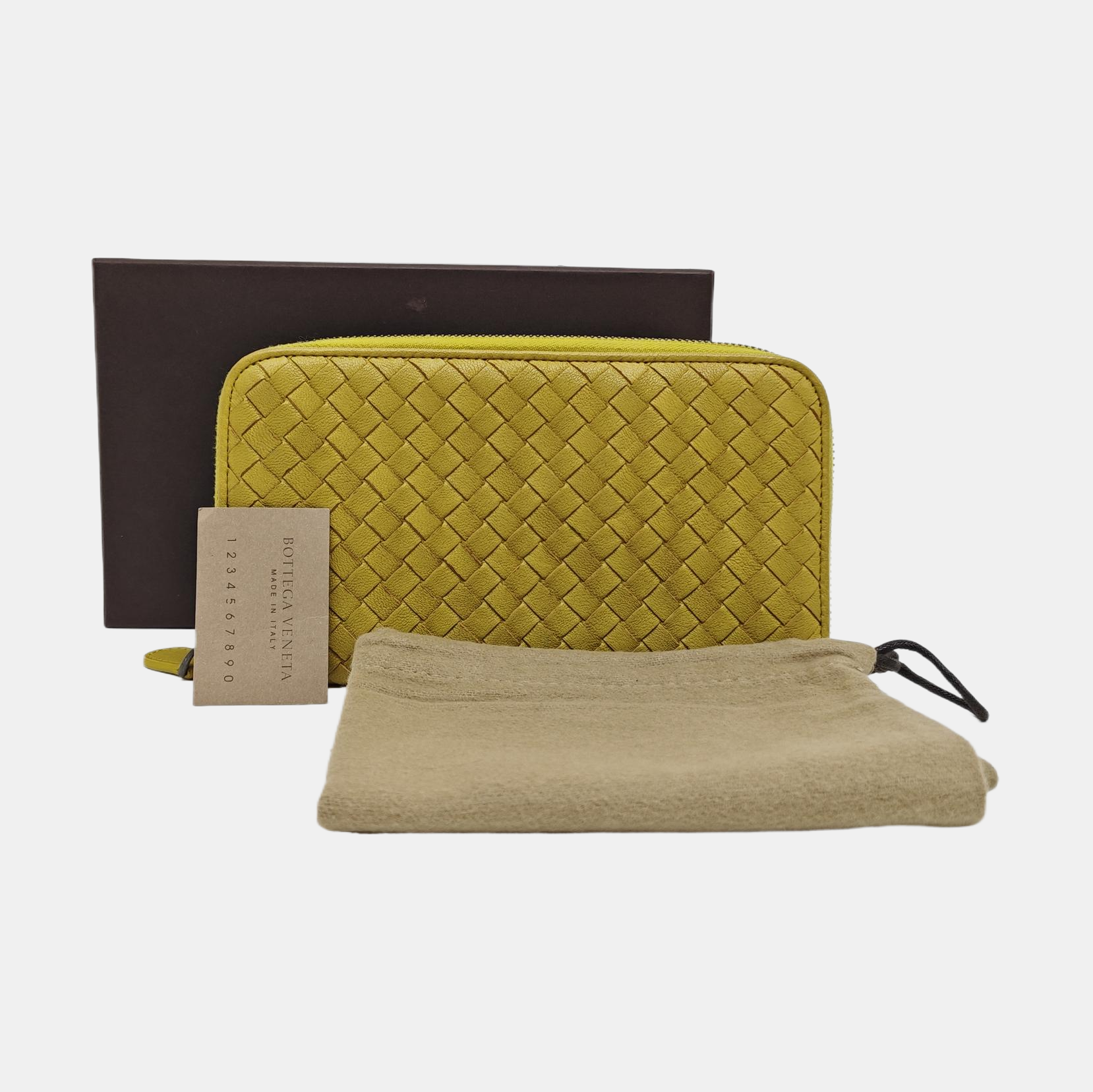 Calfskin Clutch Green