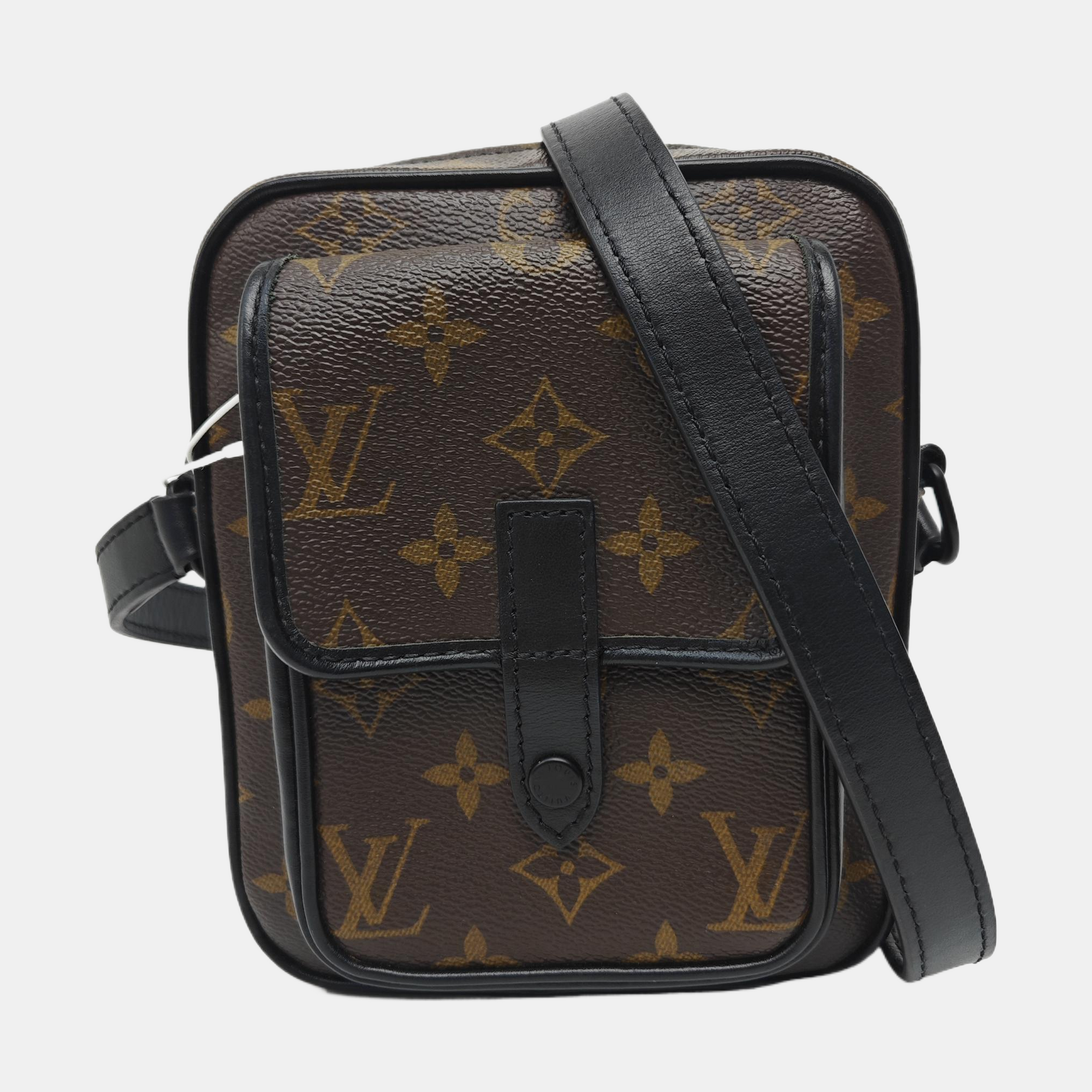 CHRISTOPHER Monogram Coated Canvas Brown
