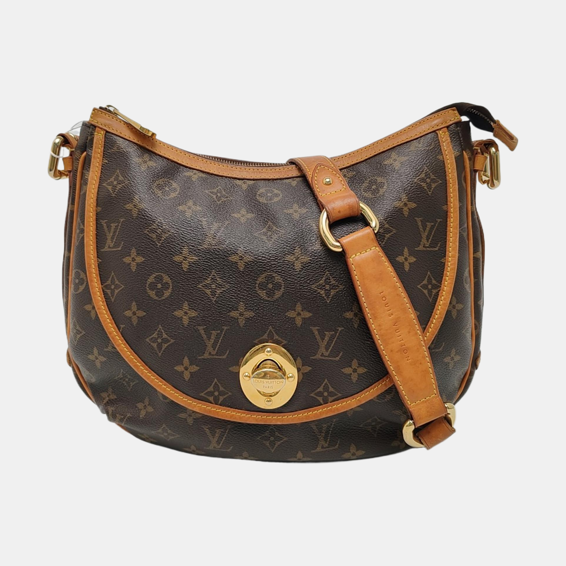 TULUM GM Monogram Coated Canvas Brown
