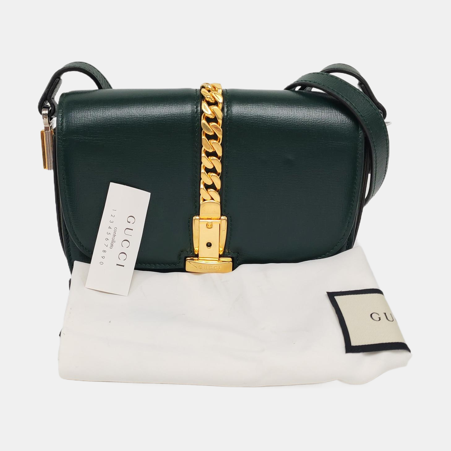 Sylvie 1969 Mini Calfskin Green